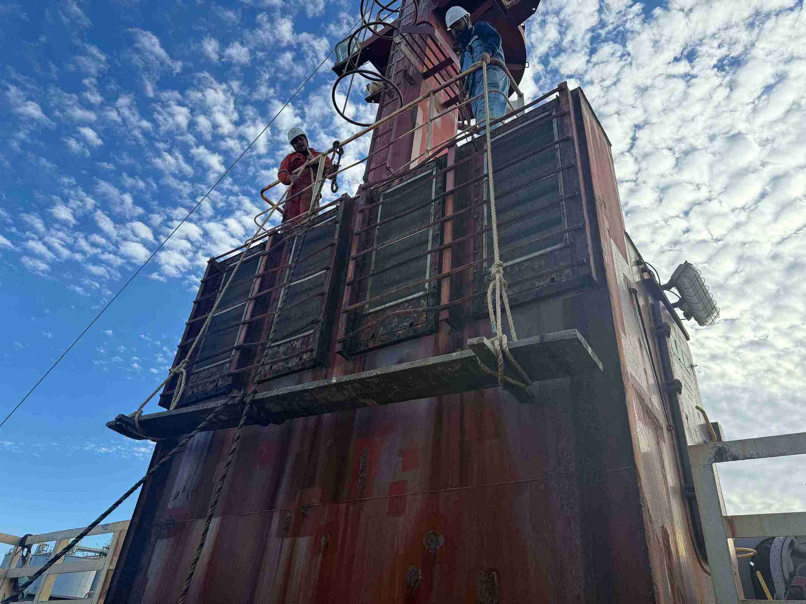Cargo hold welding and Fabrication Repair on Ships